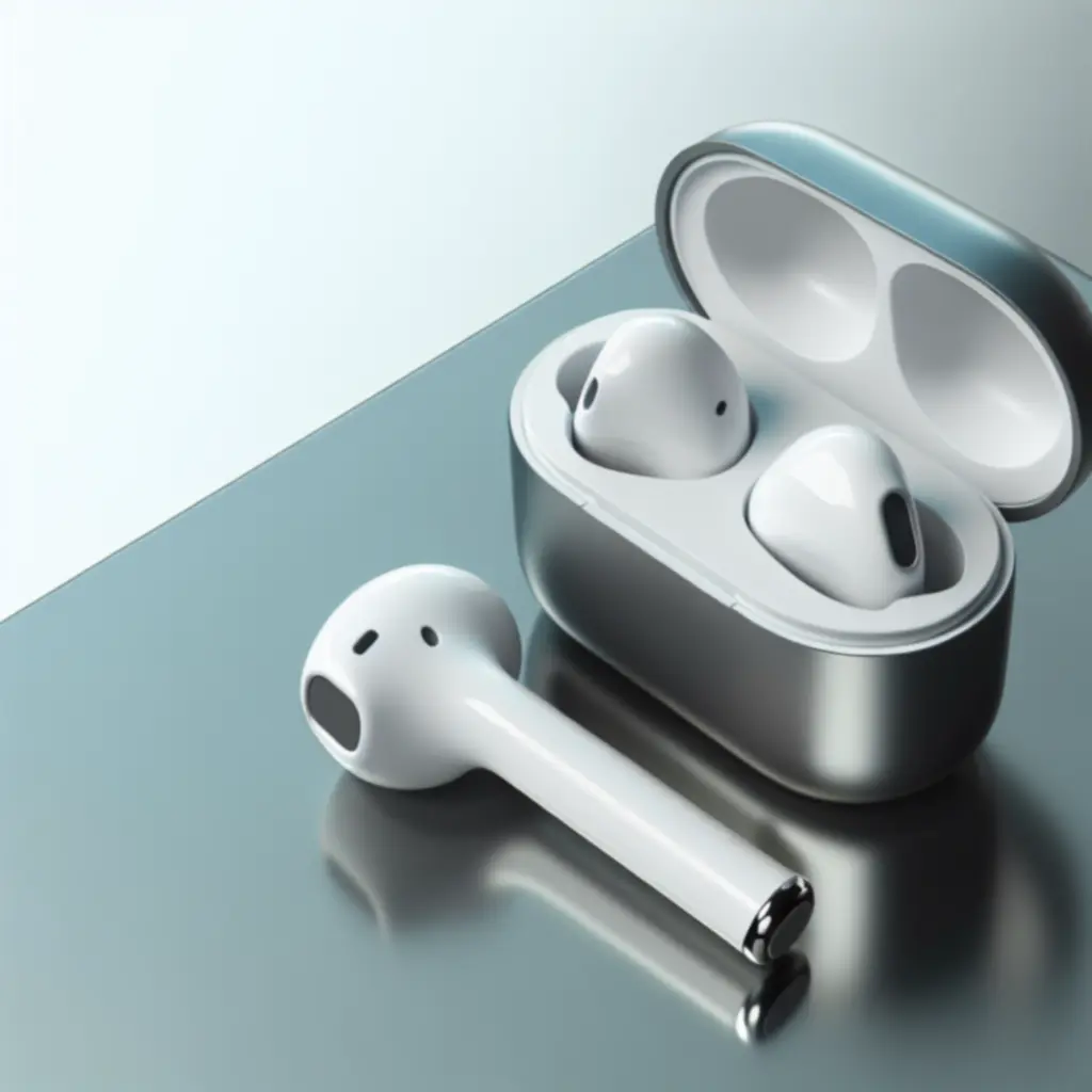 Bezprzewodowe słuchawki dokanałowe w etui ładującym